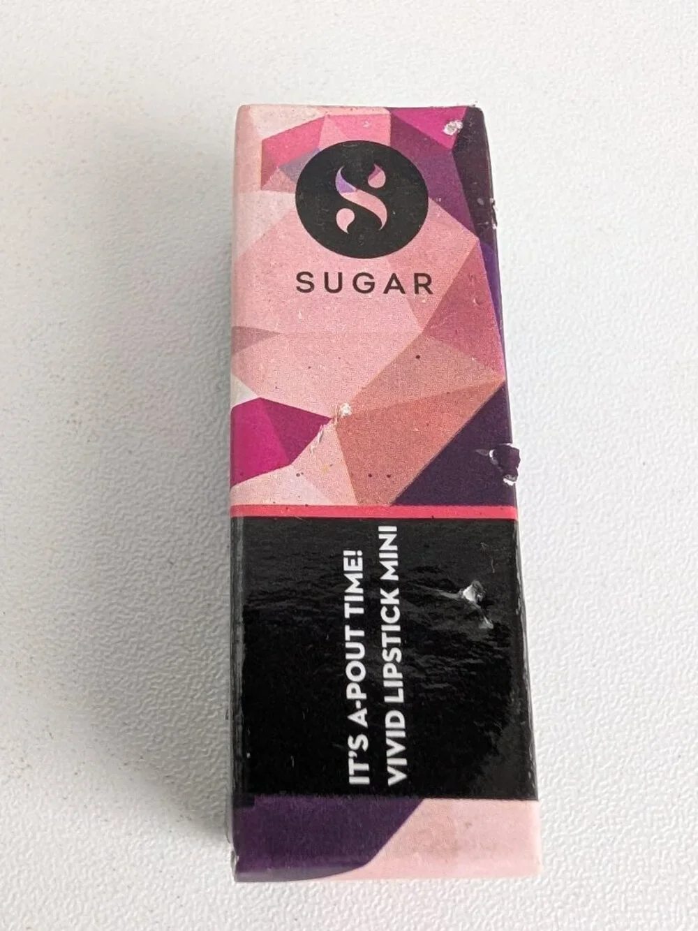 Sugar Its-A-Pout Time Vivid Lipstick Mini Better Call Salmon 09 New with Box
